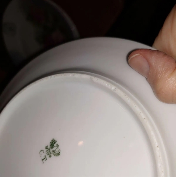 Antique Carl Tielsch (CT) Altwasser of Silesia China Salad Plate Set Lustreware - Picture 12 of 12